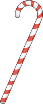 Candy Cane 2 Clip Art