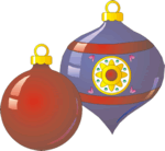 Christmas Ornaments 1 Clip Art