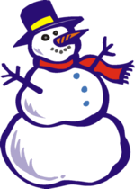 Snowman 1 Clip Art