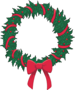Christmas Wreath 1 Clip Art
