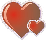 Valentine Hearts 4 Clip Art