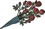 Valentine's Day Roses Clip Art